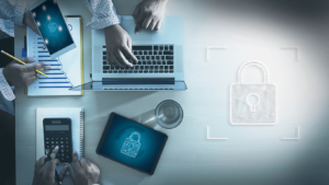 CYBER SECURITY Business technology secure Firewall Antivirus Alert Protection Security and Cyber Security Firewall