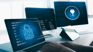 CYBER SECURITY Business technology secure Firewall Antivirus Alert Protection Security and Cyber Security Firewall